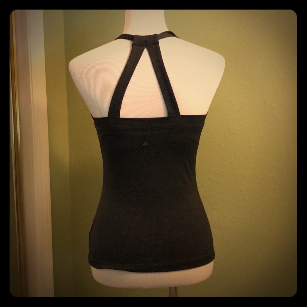Prana charcoal heather yoga tank S
